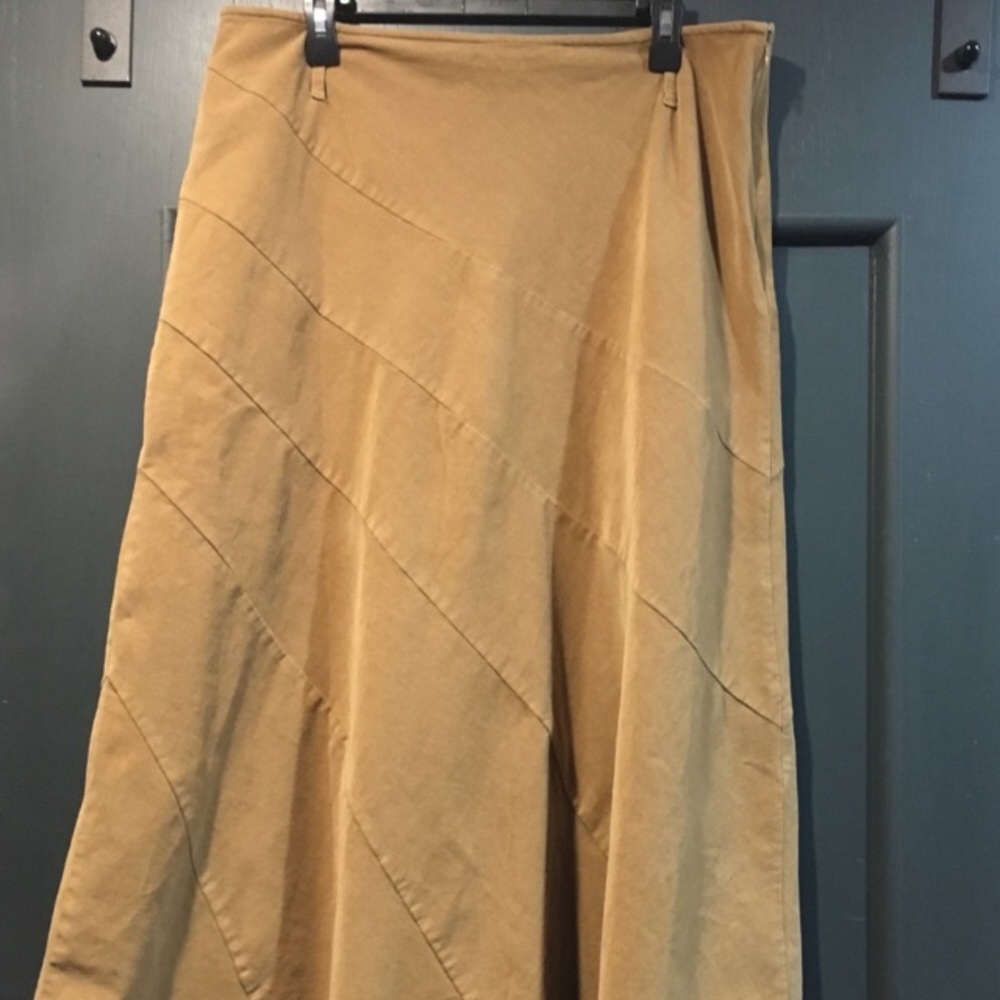 JM Collection Womens Plus Corduroy Prairie Skirt